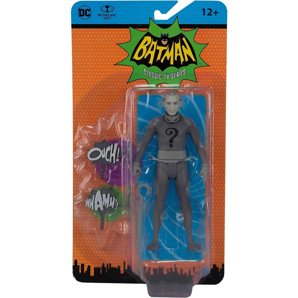 DC Retro Batman 1966 6 Inch Action Figure Wave 5 - The Riddler Black & White